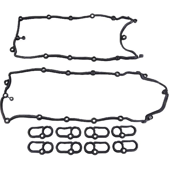 Valve Cover Gasket Kit,LR010789 LR010882 Left and Right Rocker Valve Cover Gasket Set Fit for LandRover Range Rover 5.0L V8 2010-2016,for Range Sport