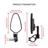 Kolip 1 Pair 22mm Motorcycle Bar End Rear Mirrors Replacement Retro Handlebar Side View Mirror Modified Accessories