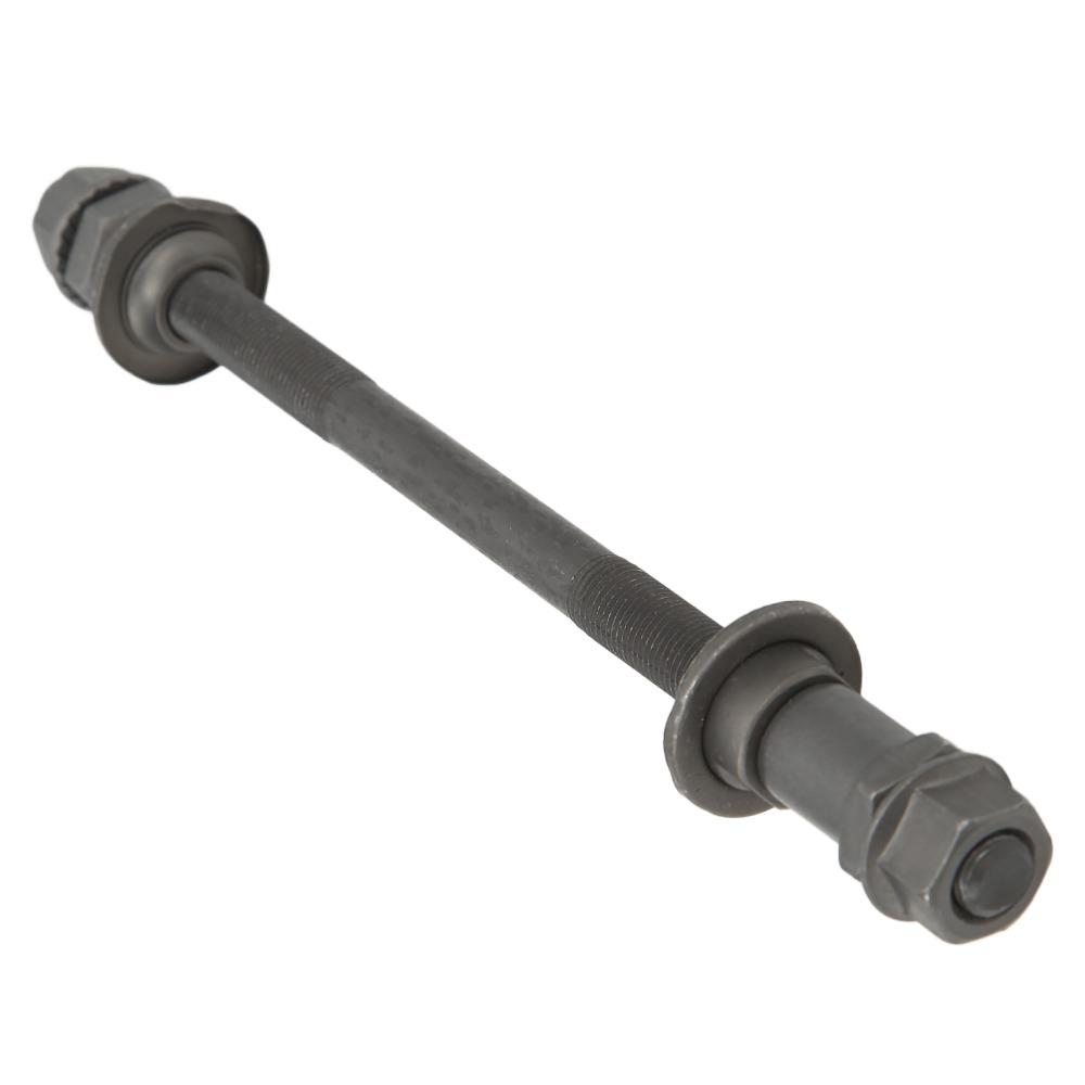 190 mm Längd Mountainbike Navaxel Bakaxel 3/8 Tum Diameter Snabbkoppling Nav Flerväxlad Cykel Bakre Ihålig Axel