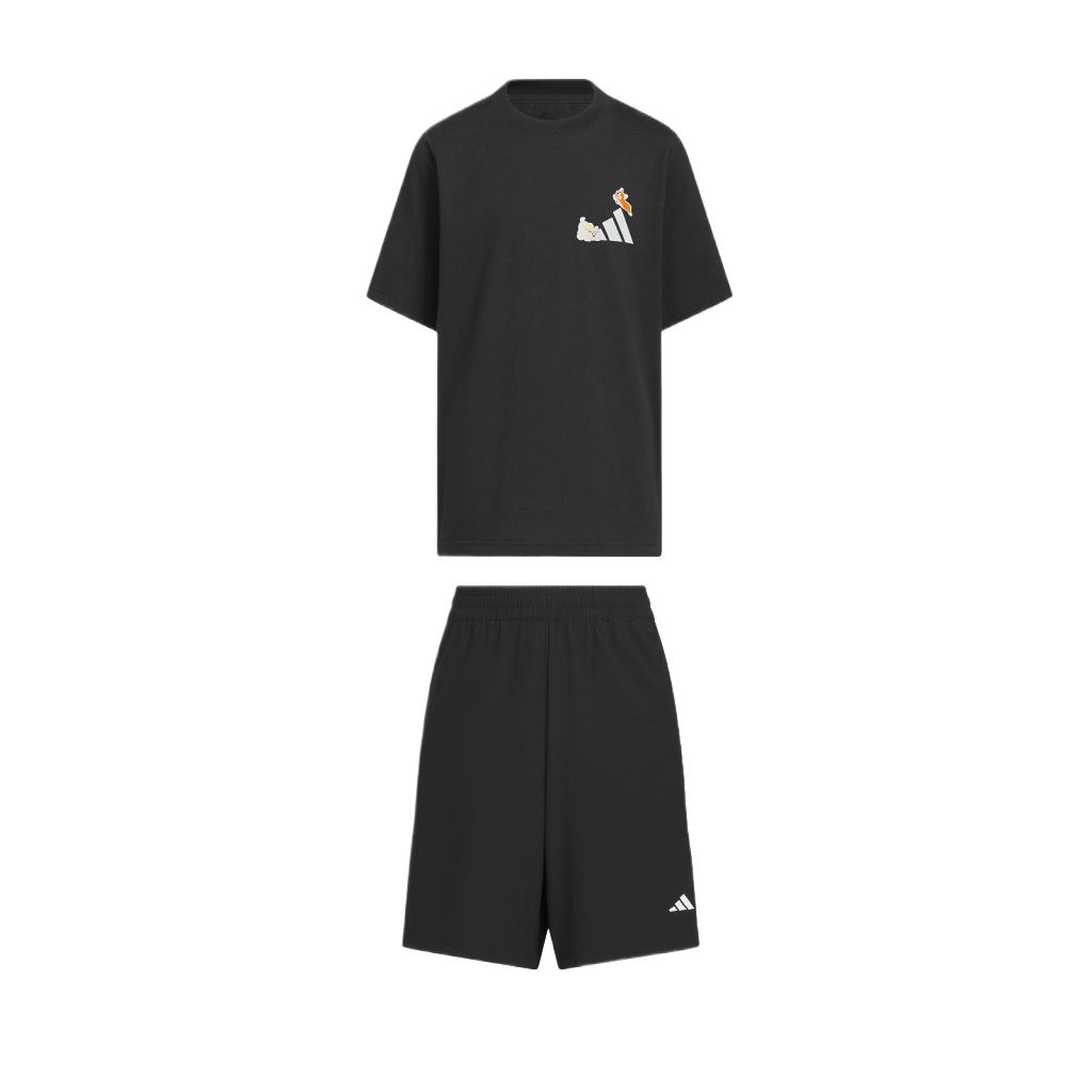 

Adidas Casual Sportswear Black Children Aged 3 7 Years Old KC8467 152
