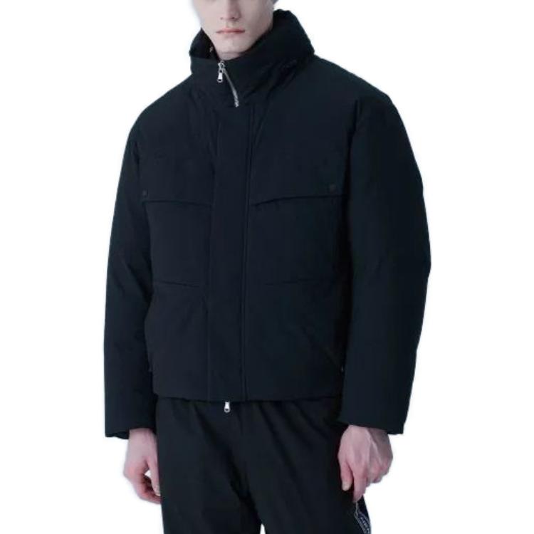 New FILA Down Jackets Unisex Black FS2DJF4101X-BLK