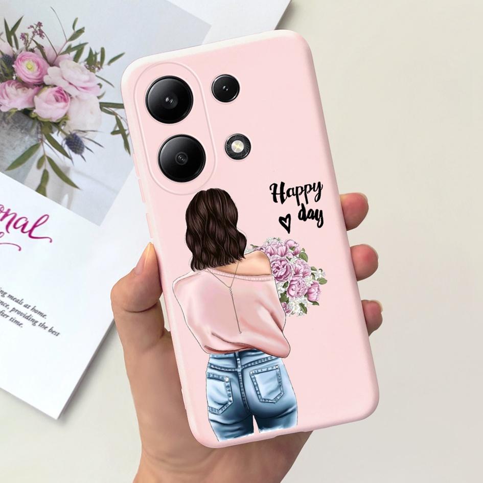 For Xiaomi Redmi Note 13 Pro Plus 5G Case Fashion Girls Love Heart Fundas Soft Silicone Cover For Redmi Note 13 Pro 4G 5G Bumper