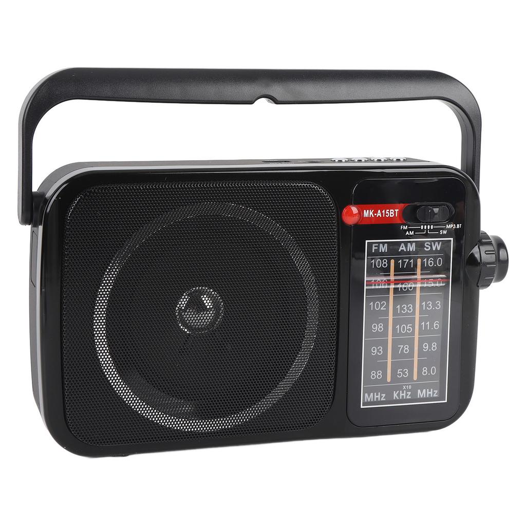 Tragbarer Radiofrequenzmodulation AM SW Bluetooth-Lautsprecher Speicherkarte Musik-Player wiederaufladbar