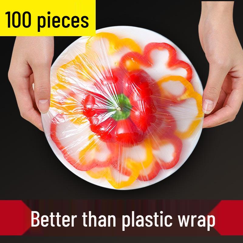 Jednorázové elastické potravinářské přilnavé fólie na misky a zbytky