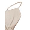 Women Satin Spaghetti Strap High Waist Solid Color Elegant Long A Line Dress
