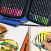 Pencil Set with Colored Professional Pencil Set for Adult Coloring Ideal for Coloring and Painting by and Artists Pouch 72-Color 3-Color Sketchbook,