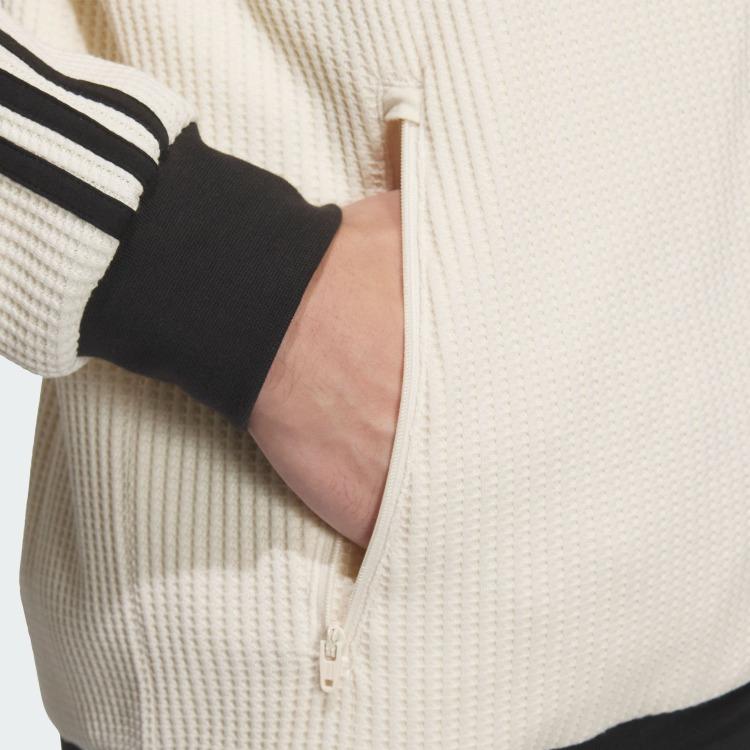 Adidas Waffle Beckenbauer Track Top Wonder White Unisex Streetwear JW0109