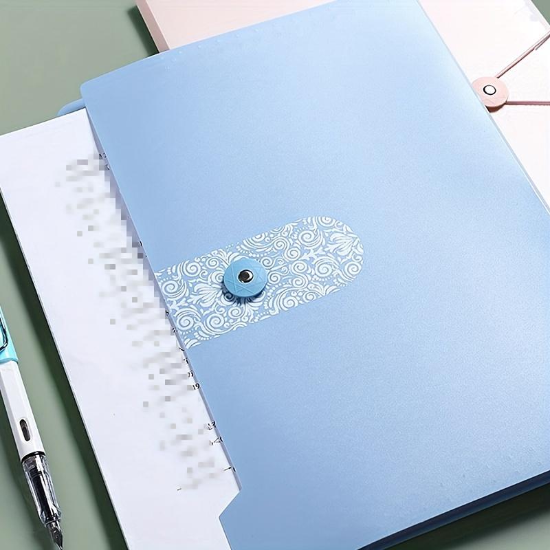 1Pc Pink Plastic Folder With 5 Layers Portable File Organizer For Office Documents And Exam Papers Long-Lasting Storage Solution