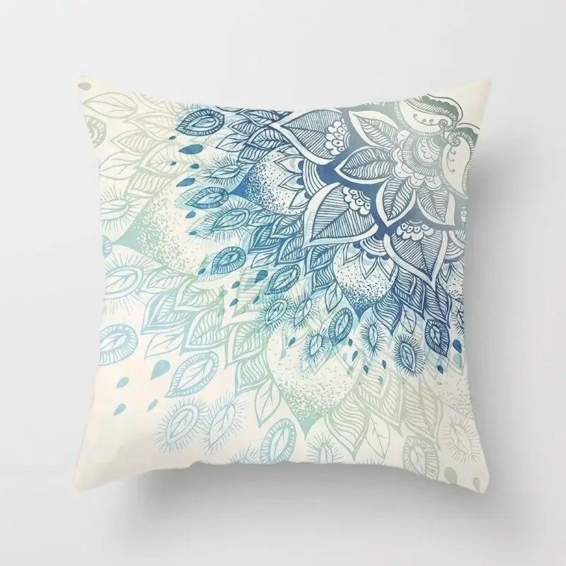 Home decoration boho pillowcase bedroom living room sofa cushion cover 45x45cm peach skin pillowcase