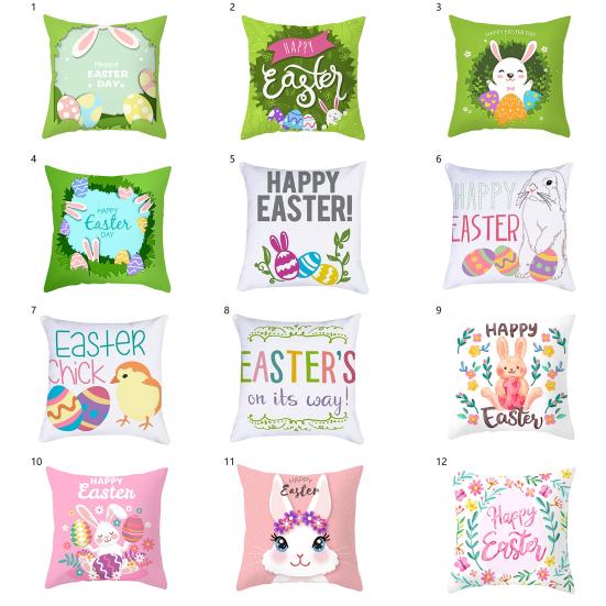 Användbart kuddfodral Andas osynlig dragkedja Lättviktssoffa Soffa Bunny tryckt örngott