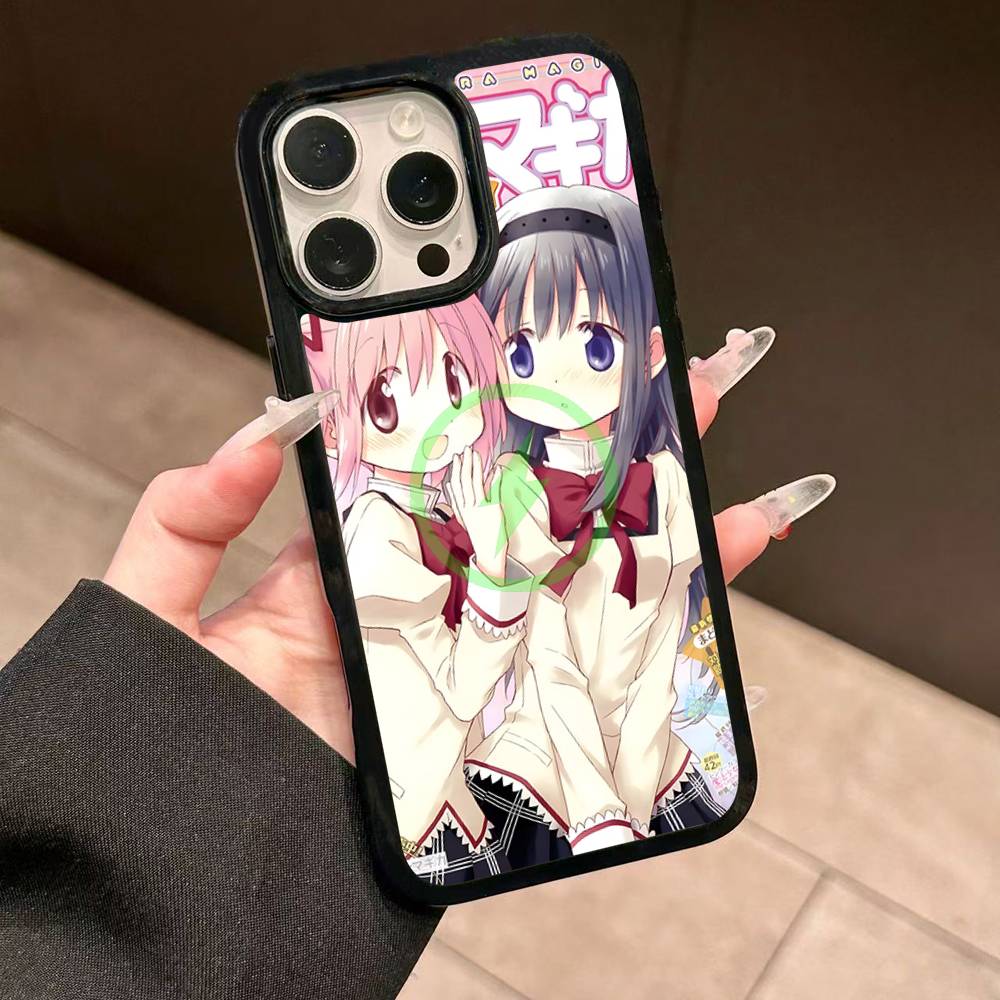 Süßes Anime Puella Magi Madoka Magica Für Magsafe Hülle Für IPhone 17 16 Pro Max 15 14 Plus 13 12 11 Kabelloses Laden Handyhülle