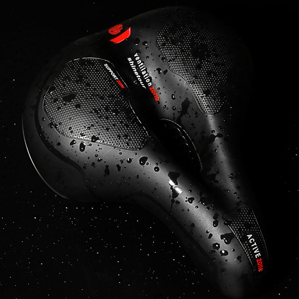 Outdoor Road Mountain Bike Bicycle Soft Thicken Hollow Cycling Saddle Shock Reduction Cushion Pad