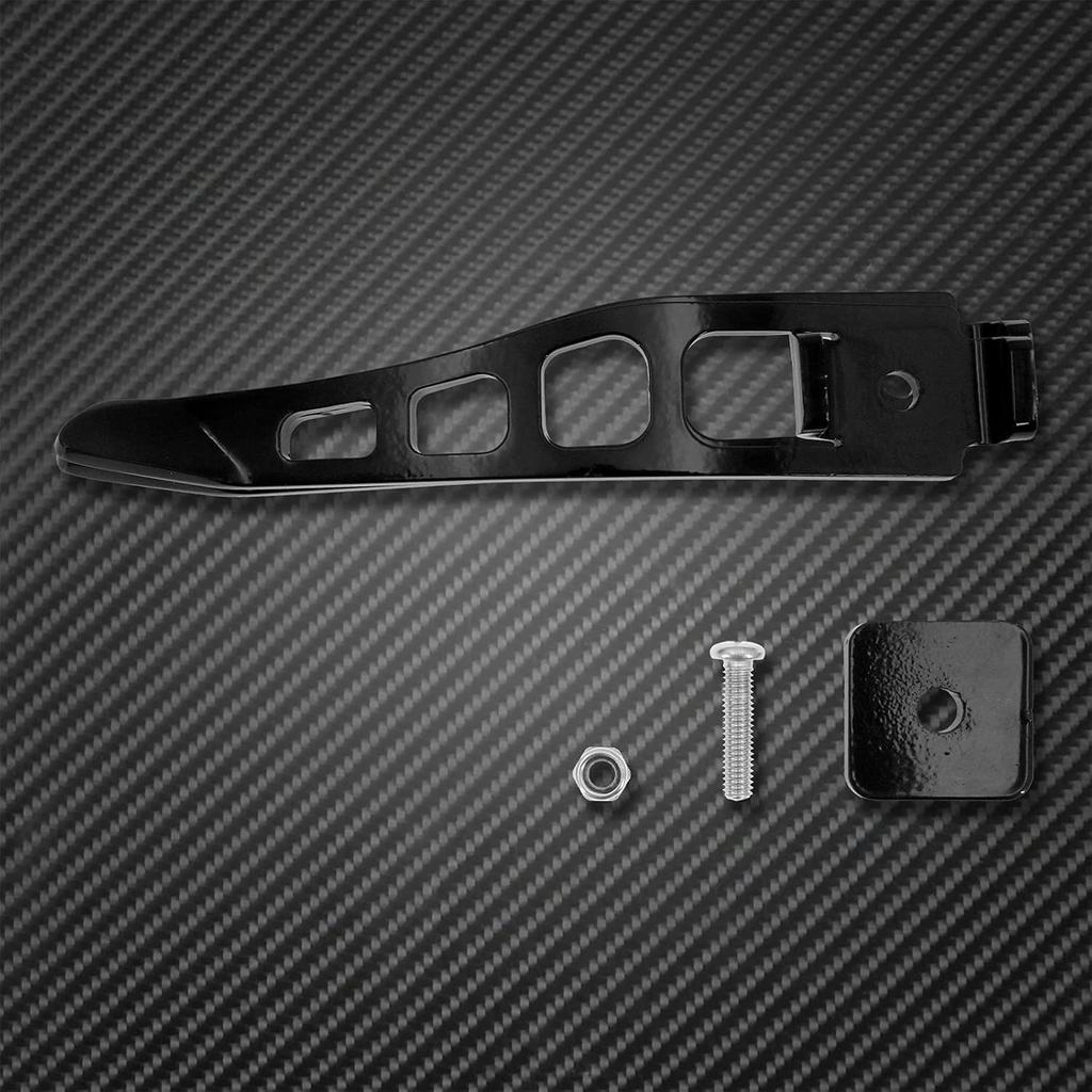 Motorcycle Kickstand Extension Kit Fit For Harley Dyna Street Bob FXDB Fat Bob FXDF Low Rider FXDL 1993-2017 (Black)