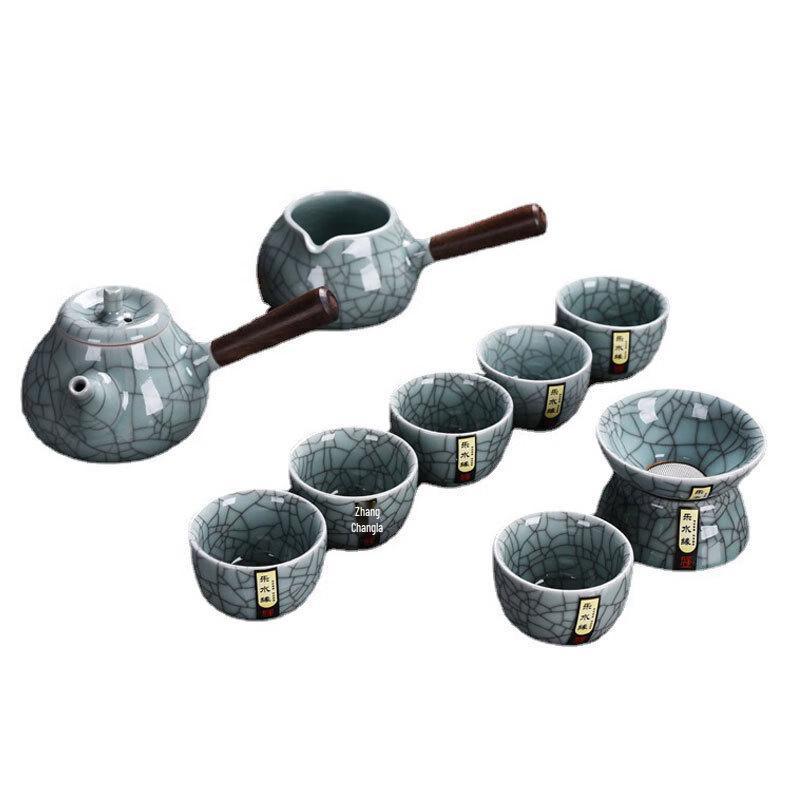 Handun Ge Kiln Light Luxury Kung Fu Tea Set