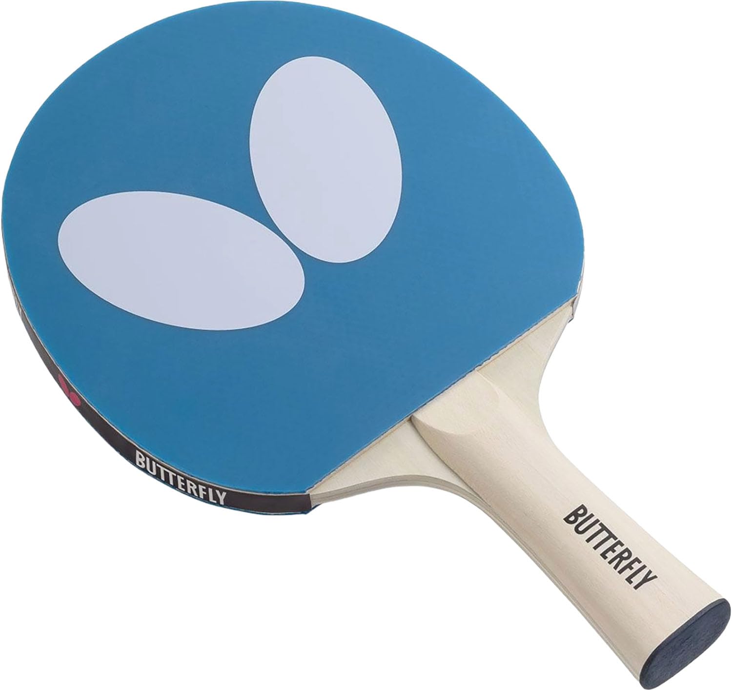 

Butterfly Table Tennis Rubber Racket for Beginners and Leisure Butterfly Logo Includes 2 77360 Use, Racket, Balls, Blue, синий