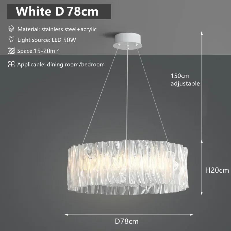 Nordic luxury pendant light Italian designer circular LED pendant light living room home decoration bedroom lighting fixtures
