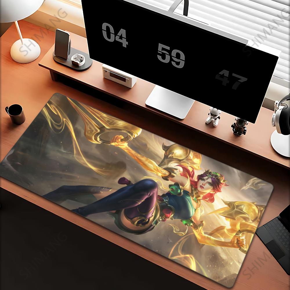 League of Legends Kaisa Large Mouse Pad Gaming Mousepad PC Gamer Computer Office Mouse Mat Keyboard Mat Desk Pad Laptop Mausepad