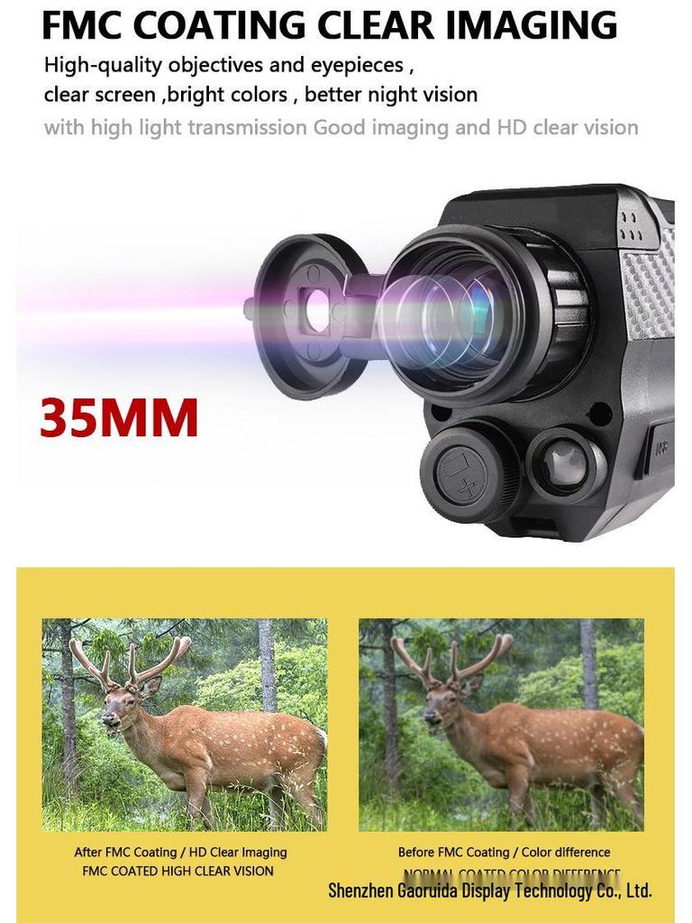 Digital Infrared Night Vision Birdwatching Monocular Telescope