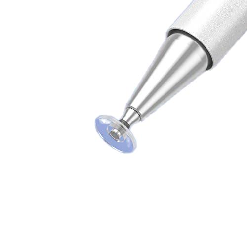 2-in-1 Rechargeable Stylus Pen for iPad iPhone Magnetic Cap Cap Compatible Touch Screen Accessories for Writing Metal Plastic