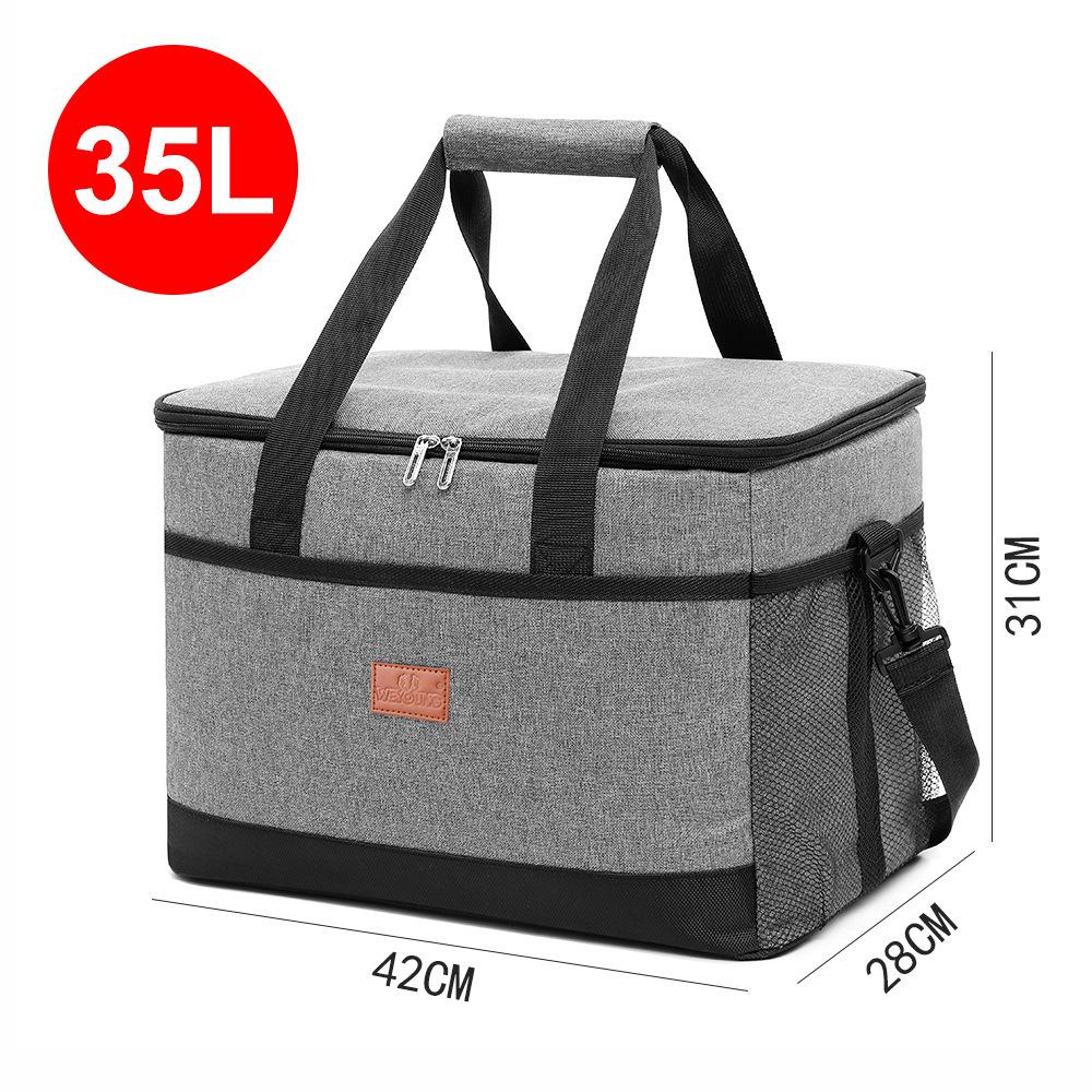 Insulated Food Delivery & Picnic Bag with Ice Pack
