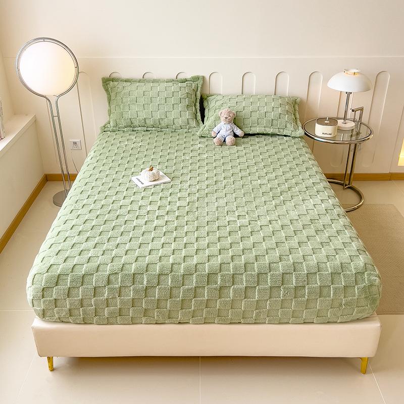 Einzel-/Queen-/Super King Dickere Fleece-Überwurfdecke für Bett oder Sofa Weiche Plüschdecke