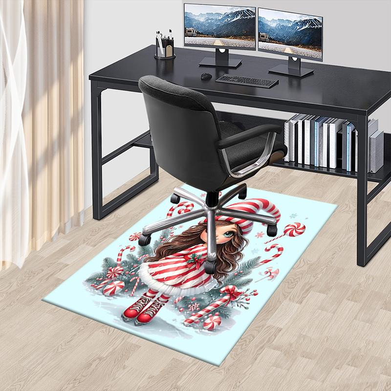 1PC Christmas, Candy Extra Large Non Slip Floor carpet, Office, family, Studio   Large Area Rug Indoor Rugs, Bold Statement Piece