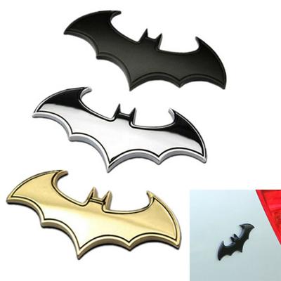 3d Car Decals Metal Bat Auto Logo Car Style Metal Bat Badge Emblem Tail Decal Car Accessories
