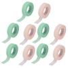 10 Rolls Eyelash Extension Tape Micropore Breathable Adhesive Lash Extension Tape 0.5 Inch X 10 Yards