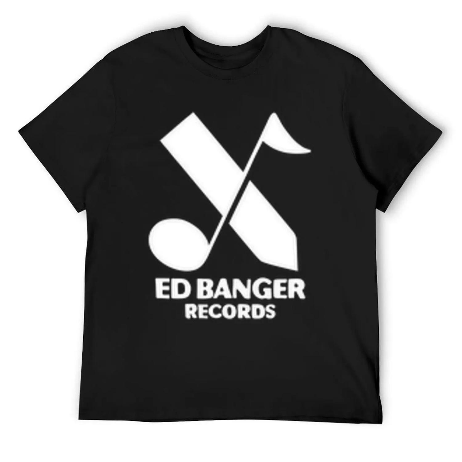

Ed Banger Records Классическая футболка графическая футболка графическая футболка винтаж Люкс мужская смешные футболки мужчины S