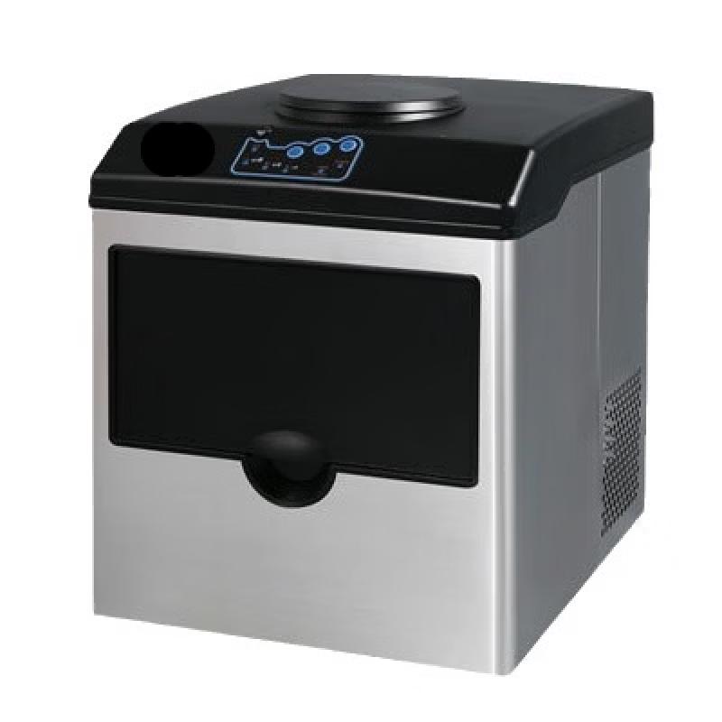 ZISIZ 25KG Commercial & Home Use Round Ice Maker