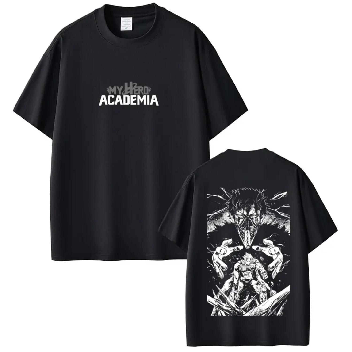 

Anime My Hero Academia Overhaul Graphic T-shirts Men Women s Fashion Vintage Cotton Y2K T-shirt Male Cartoon Manga Cosplay Top S чёрный
