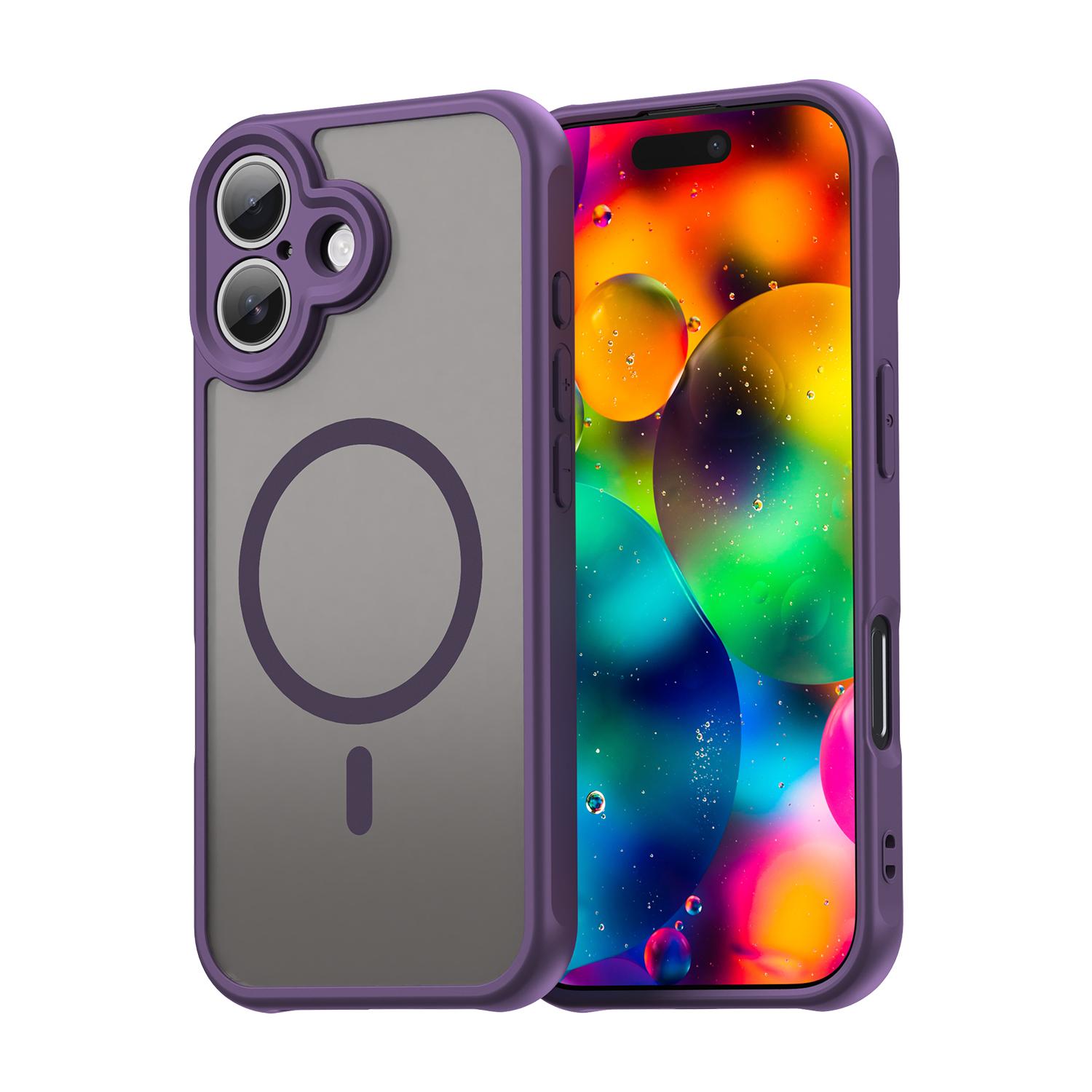 

iPhone 17 Magsafe Phone Case,Magnetic Shockproof Magsafe Phone Case,Bumper Hybrid Cover for iPhone 17