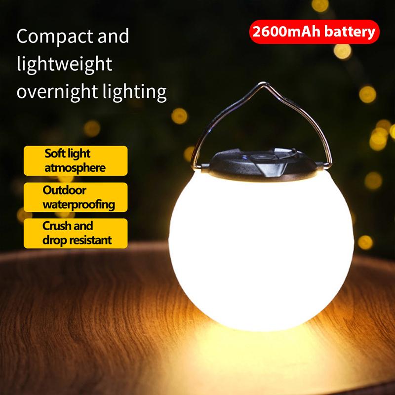 Rechargeable Camping Light Flashlight Camping Light -3000K Warm White Light Camping/hiking Emergency Waterproof Light