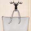 ZNMWT Deer Head Antler Decorative Adhesive Wall Hooks