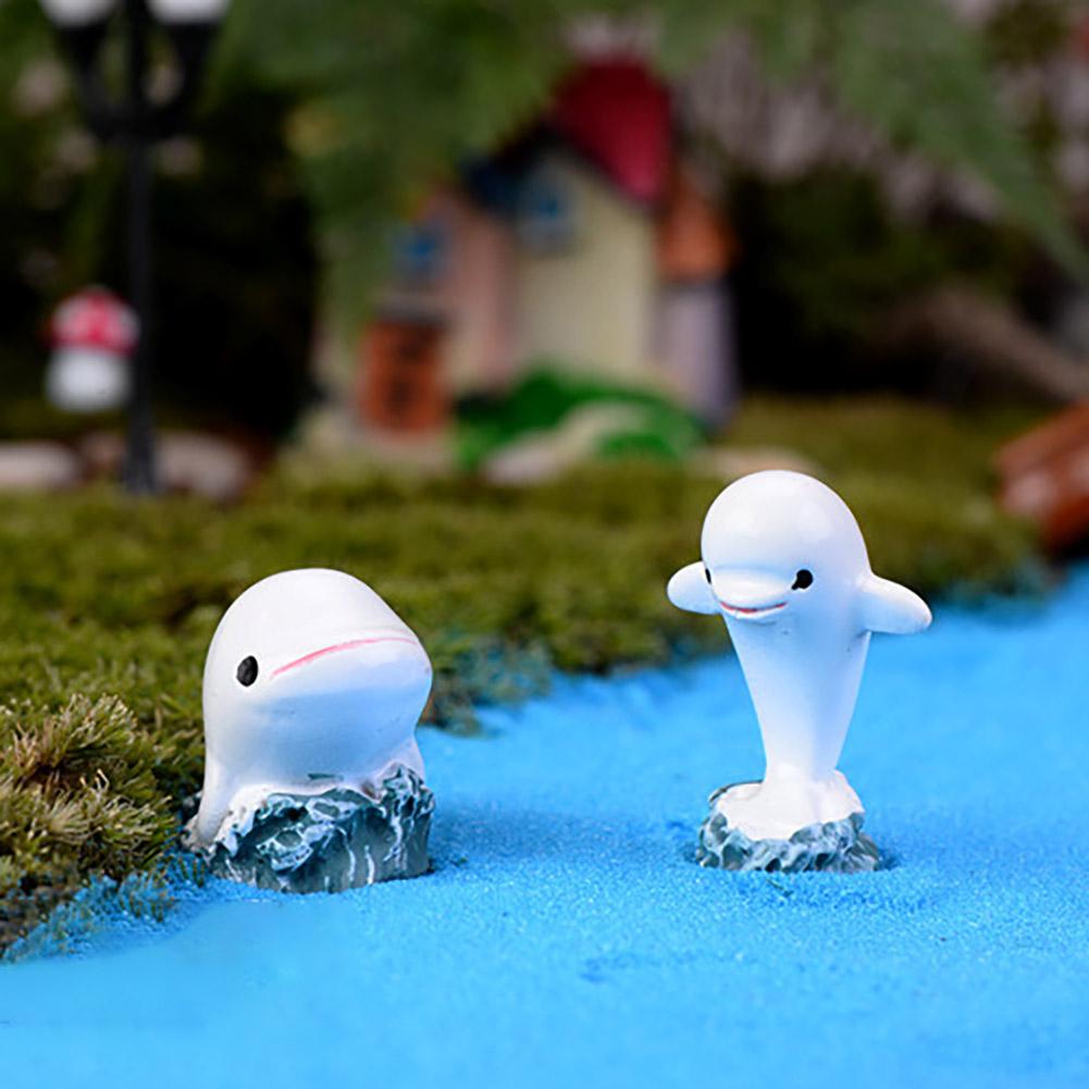 Artificial Dolphin Ornament Resin Crafts Aquarium Micro Landscape Layout Prop Home Decoration Accessories