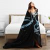 Stars Treks Deep Space Nine Flannel Blankets Station Logo Novelty Throw Blankets Bed Sofa Couch 150*125cm Plush Thin Quilt Warm