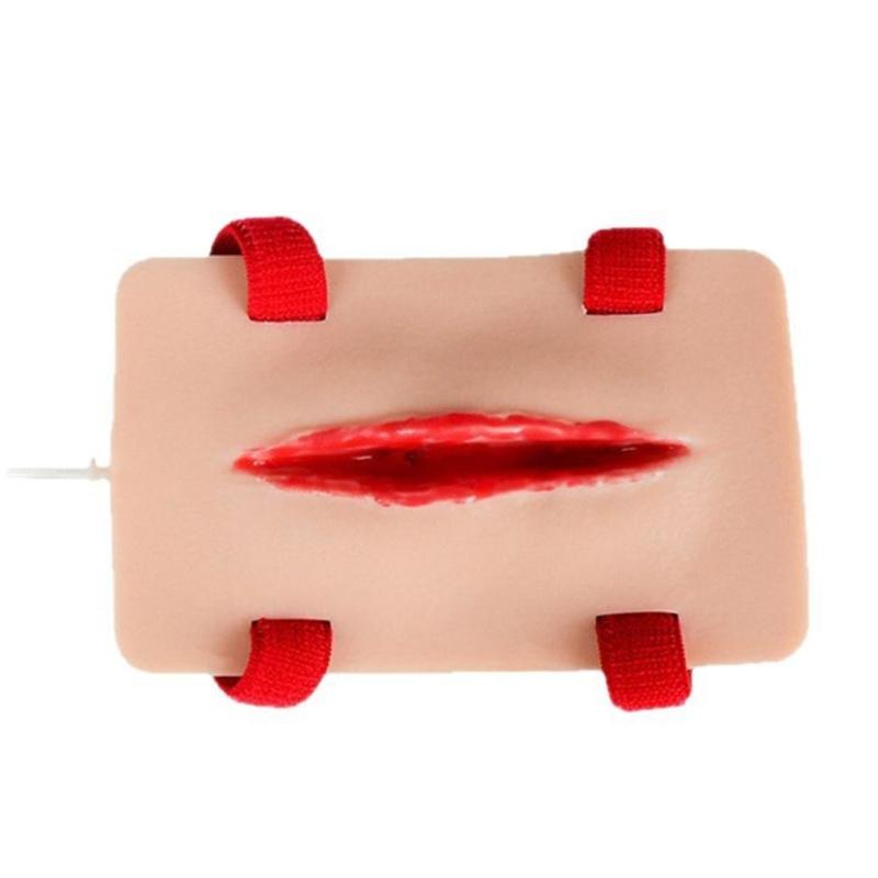 Simulated Skin Wound Surgical Suture Practice Model Wound Bleeding Control Practice Trainer Model First Aid Teaching Aid 1