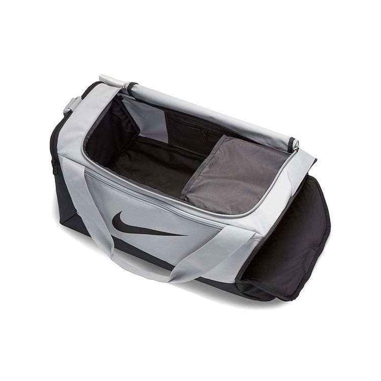 Nike Zipper Closure Sports Polyester Handheld Shoulder Travel Gym Bag Regular Men bags Light-Smoke-Gray BA5957-077