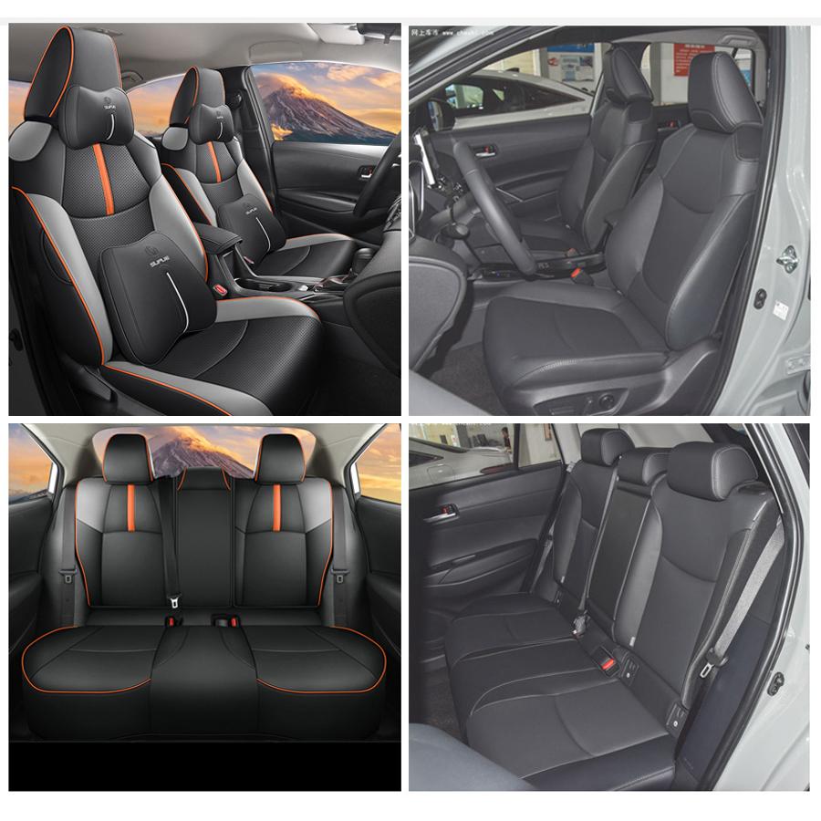 Car Special Seat Covers For Toyota Corolla Cross SUV  2025-2025 Leather Waterproof Automotive protective Cushion Accessories