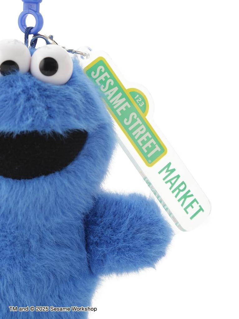 Sesame Street Market Vintage-Like Plush Charm SSMULG256024 Women's Blue Free Size