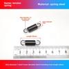 1.0mm Yellow Spring Steel Tension Spring with Hook Clamp for Mop Brake Binding Machine