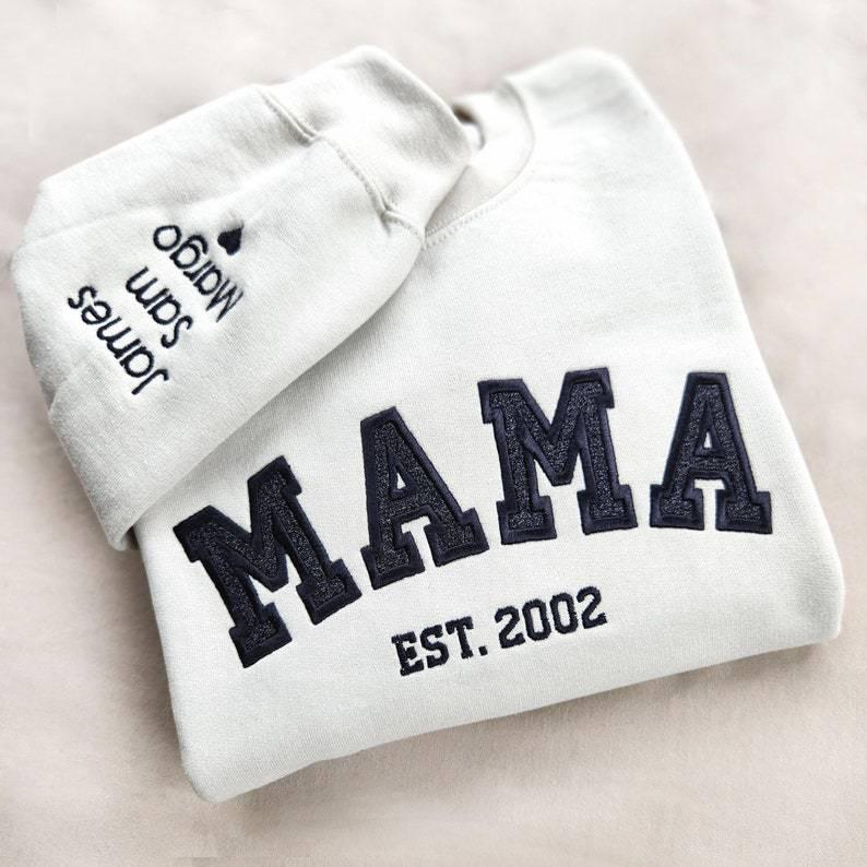 Embroidered Hooded Sweatshirt – Customizable Design, August-September Collection