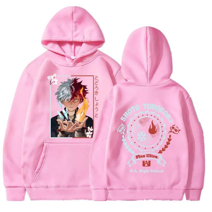 

Anime My Hero Academia Todoroki Shoto Hoodies Trending Fashion Manga Sweatshirt Men Women Casual Streetwear Harajuku Streetwear 3XL