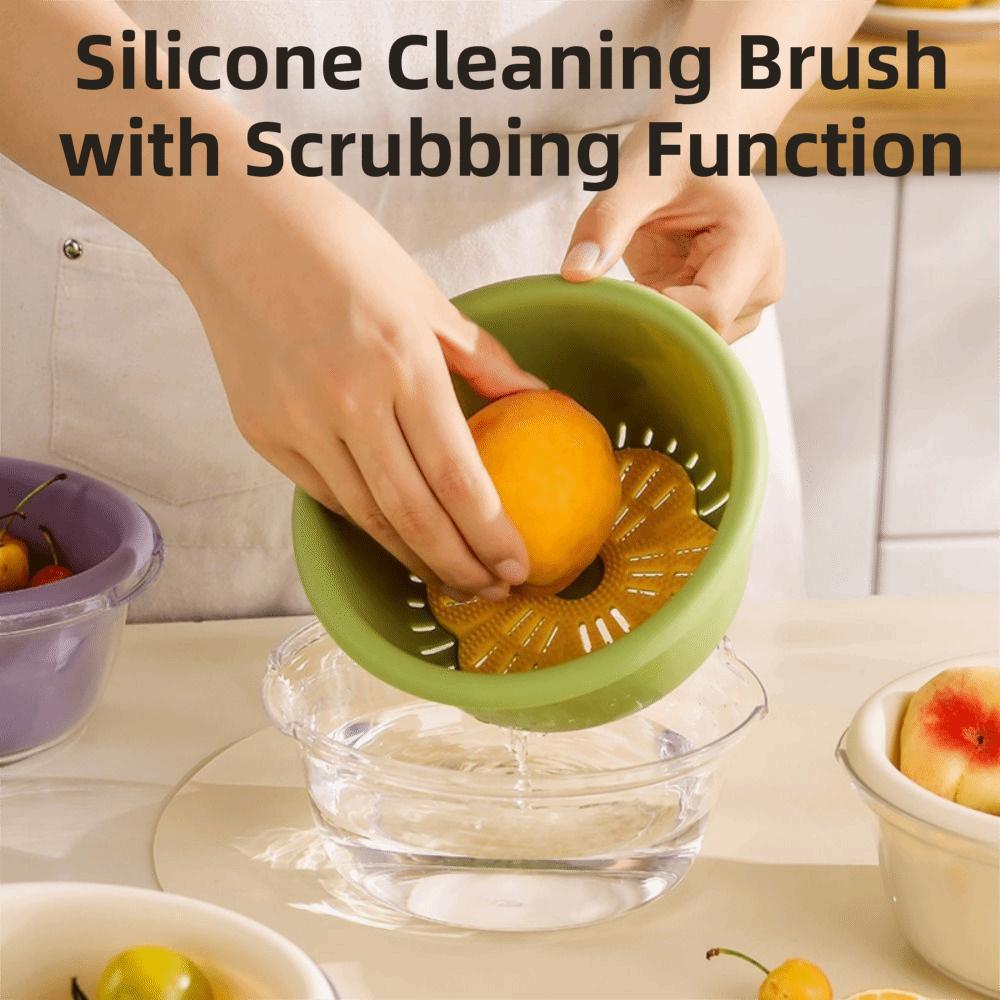 Large Capacity Vegetable Washing Basket Plastic Food Drain Basket Fruit Washing Basket  Living Room