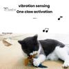 Interactive Cat Toys Hanging Plush Bird Squeaky Sound Simulation Bird Teaser Toy Playful Entertain Bond with Your Pet Kitten Chirping Toy for Cats