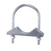 2PCS U-Bolt Mast Clamp Pole Bracket Pipe Mount for CB Ham TV For Yagi Wifi Antenna