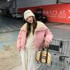 Autumn Winter Thicken Warm Parka Women Casual Sweety Solid Color Big Pocket Loose Jackets Outwear