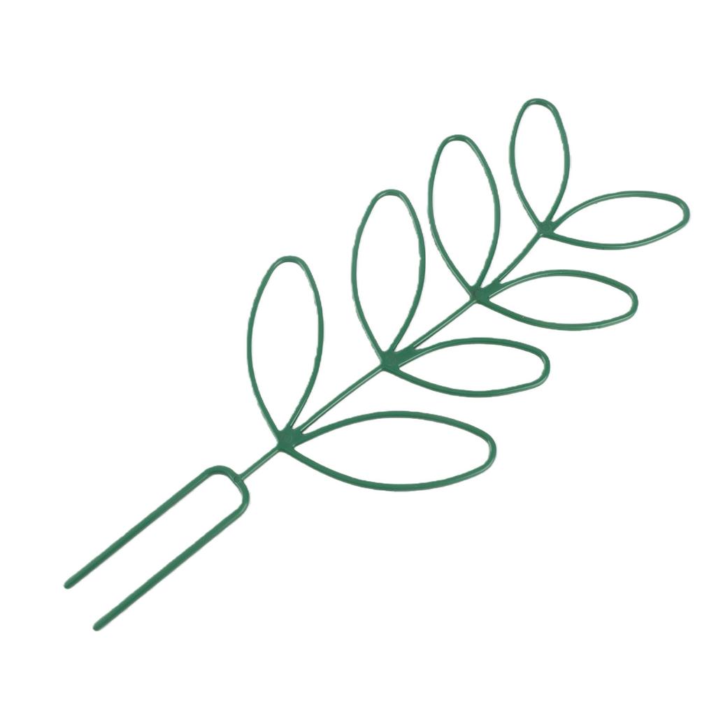 Small Trellis for Potted Plants Wrought Iron Leaf Shape Garden Trellis for Indoor Outdoor Decorative Climbing Plants