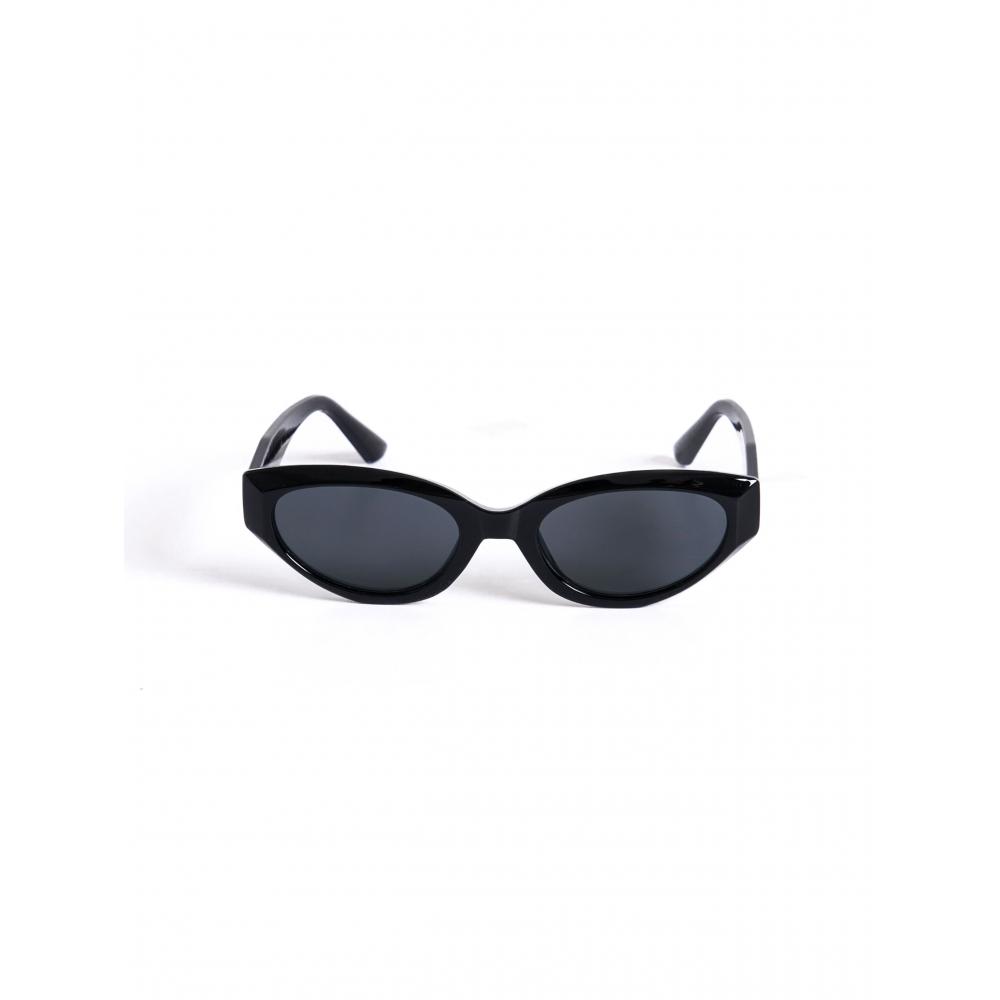 Daiso [uv Protection Up To 99 ] Translucent Cat Sunglasses Black