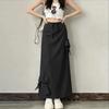ZANZEA Women Elegant Casual Elastic Waist Solid Color Long Skirts
